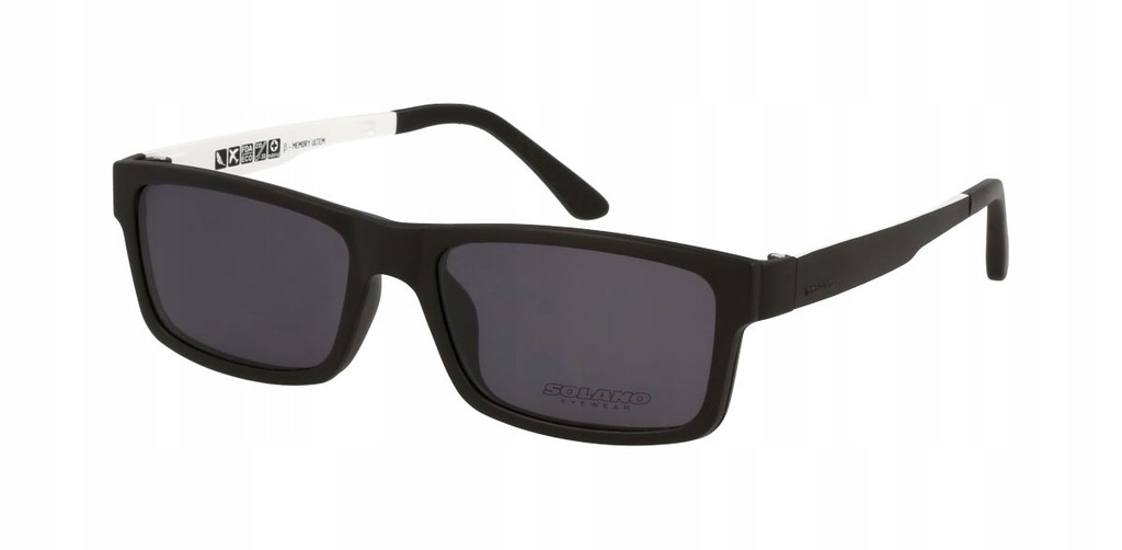 Clip-on Solano okulary z nakładkami CL 90004 E
