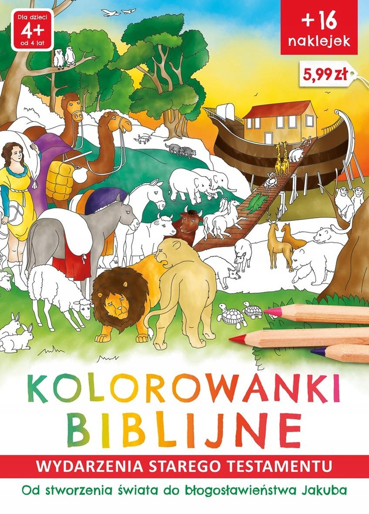 Kolorowanki biblijne cz.1 OD STWORZENIA DO JAKUBA