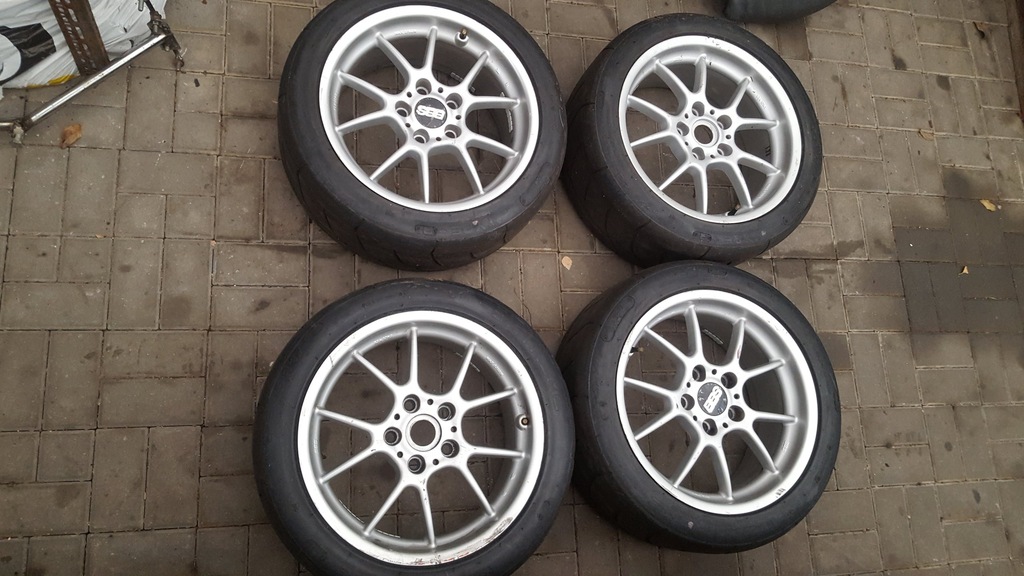 bmw BBS RX204 225/45 R17 ナイキ② BBS RX204 17×8J(+38)120-5H シルバー BRIDGESTONE