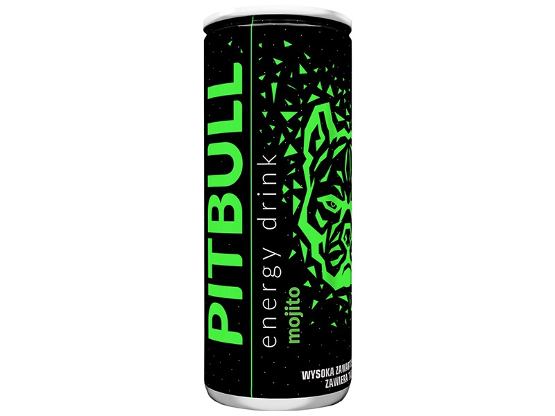 PITBULL Mojito NAPÓJ ENERGETYCZNY aż 32mg KOFEINY!