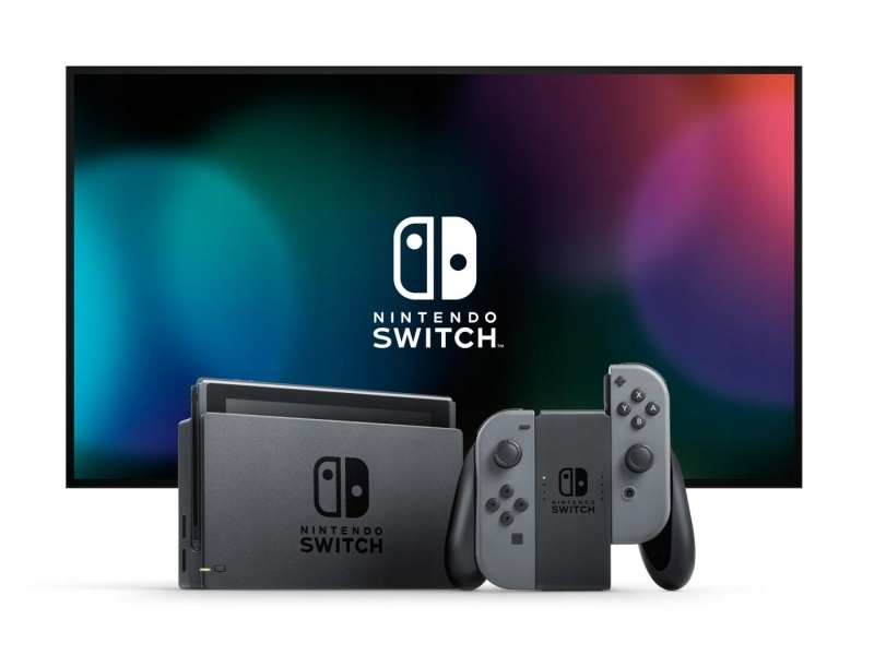 OUTLET Nintendo Switch Grey JoyCon WiFi NFC 7684436934 oficjalne
