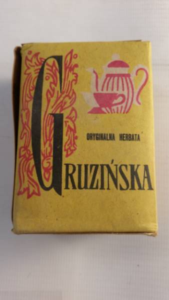 KULTOWY PRL Oryginalna Herbata Gruzińska z lat 80