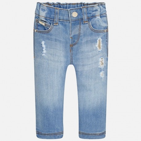 MAYORAL Spodnie jeansowe Dziewczynka r.80 2581