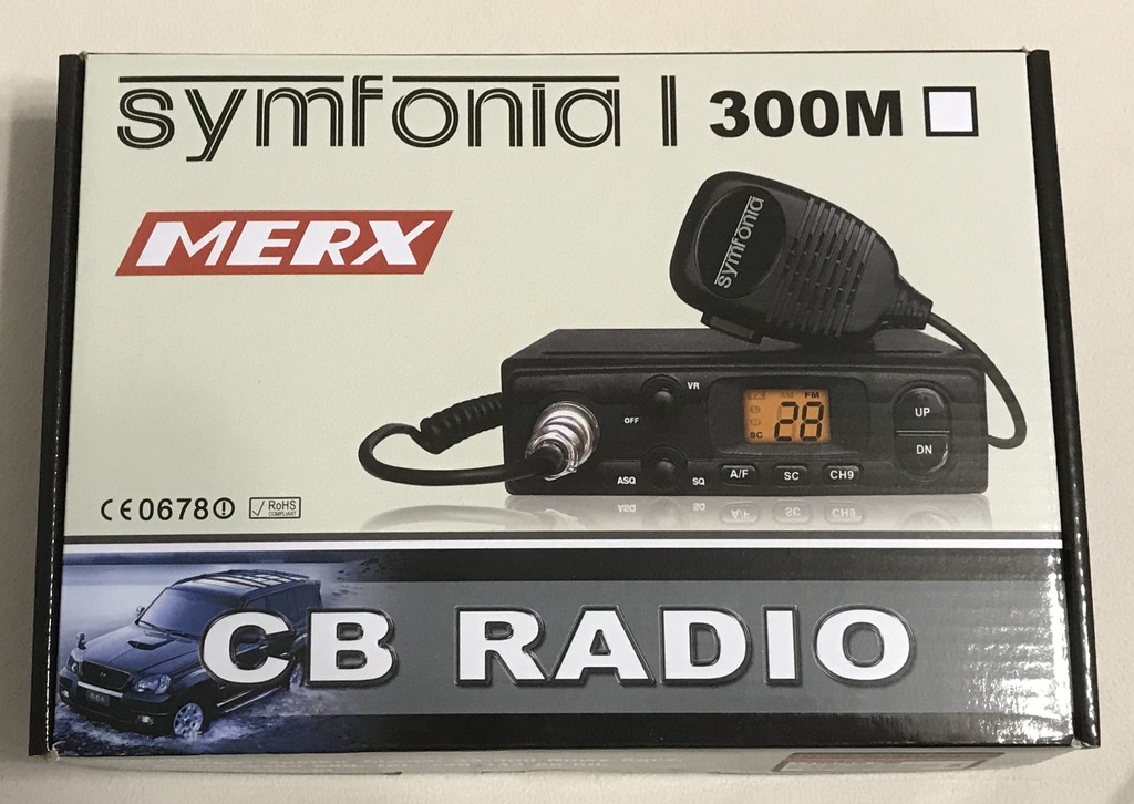 CB RADIO SYMFONIA 300M MERX+GŁOŚNIK GRATIS