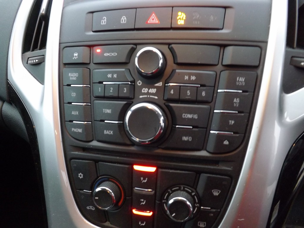 OPEL ASTRA J IV 4 RADIO CD 400  WYŚWIETLACZ - 7056773989 - oficjalne archiwum Allegro