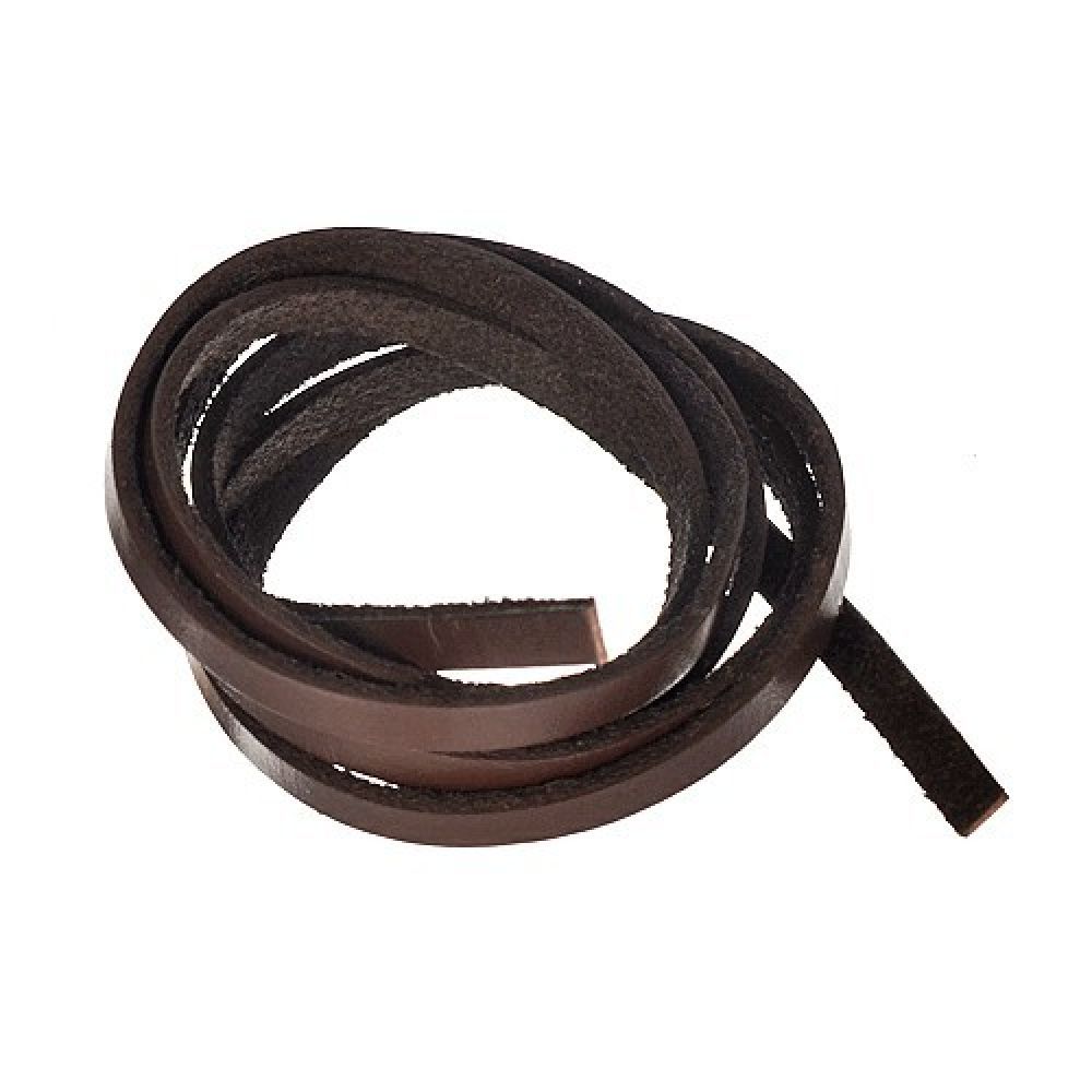 rsk51 Rzemień skórzany rzemyk 5x2mm 1m c.brązowy
