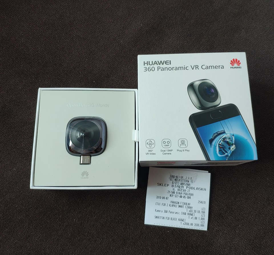 Huawei EnVizion CV60 kamera VR 360 panoramic