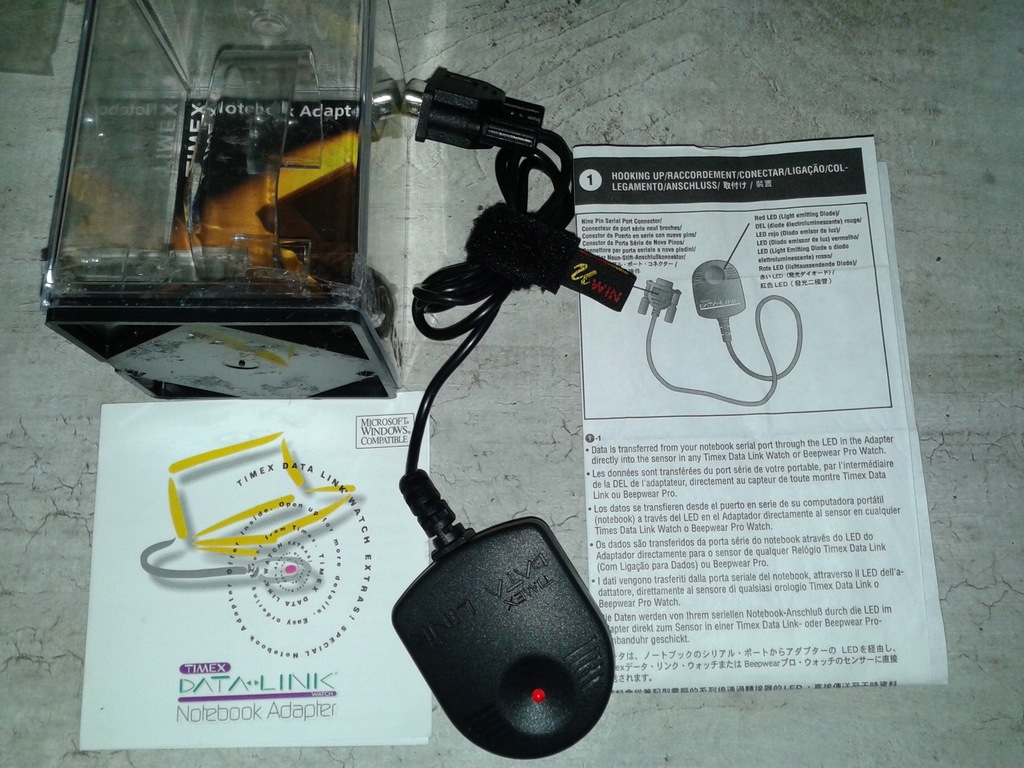 Timex Notebook Adapter dla zegarków NASA DataLink