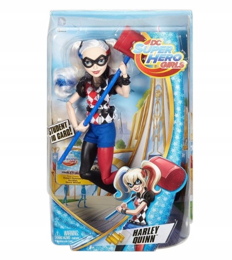 MATTEL LALKA SUPER HERO GIRLS HARLEY QUINN DLT65