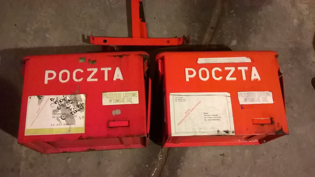 Skrzynka nadawcza poczta polska