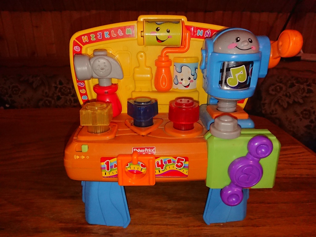 Fisher price uczony warsztacik z narzędziami
