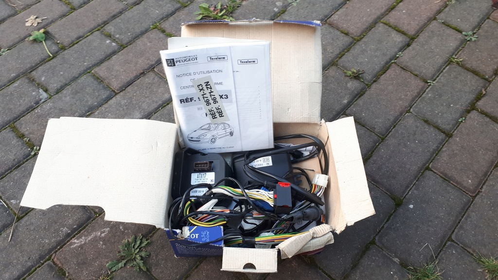oryginalny alarm peugeot 206