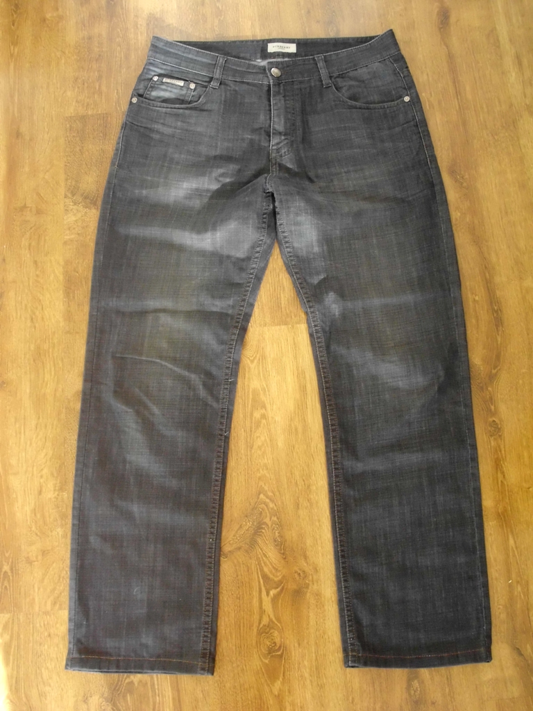 spodnie jeansy BURRBERRY męskie czarne 34 