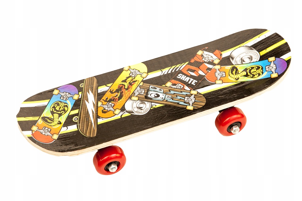 DESKOROLKA FISZKA DUŻA DESKA SKATEBOARD 43CM DESK