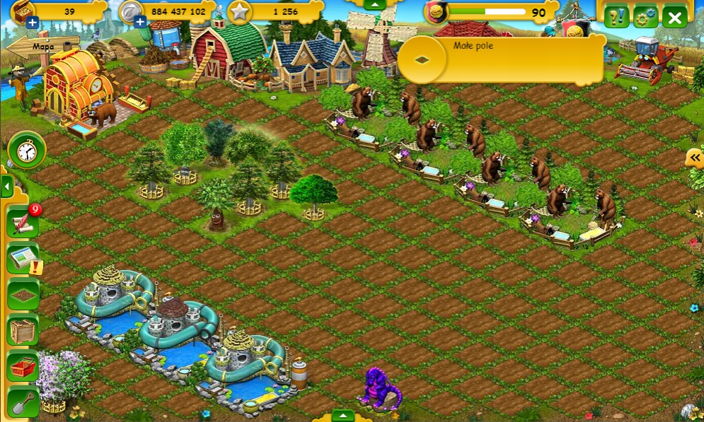 Farmerama prawie 900.000.000 sg targ 27 90/229