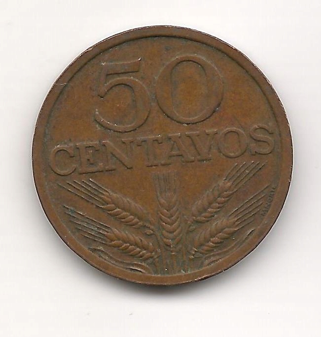 PORTUGALIA 50 centavos 1970