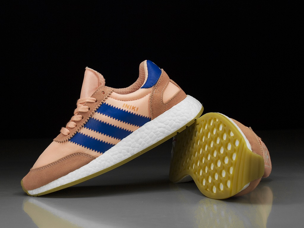 Adidas iniki outlet damskie czarno różowe