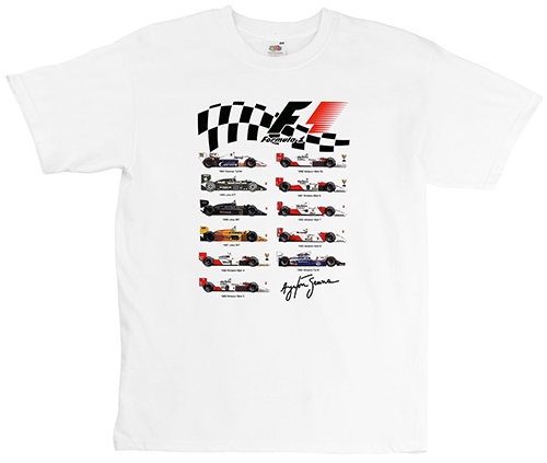 koszulki f1 ayrton senna bolid wyścigi RÓŻNE WYBÓR