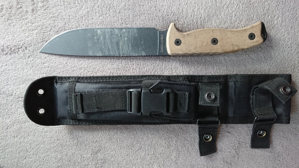 NÓŻ ONTARIO RAT 7 PLAIN 8604