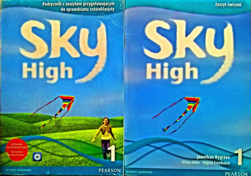 SKY HIGH 1 PODRĘCZNIK + ĆWICZENIA +CD PEARSON