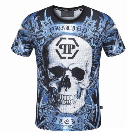 PHILIPP PLEIN t-shirt koszulka cyrkonie czaszka
