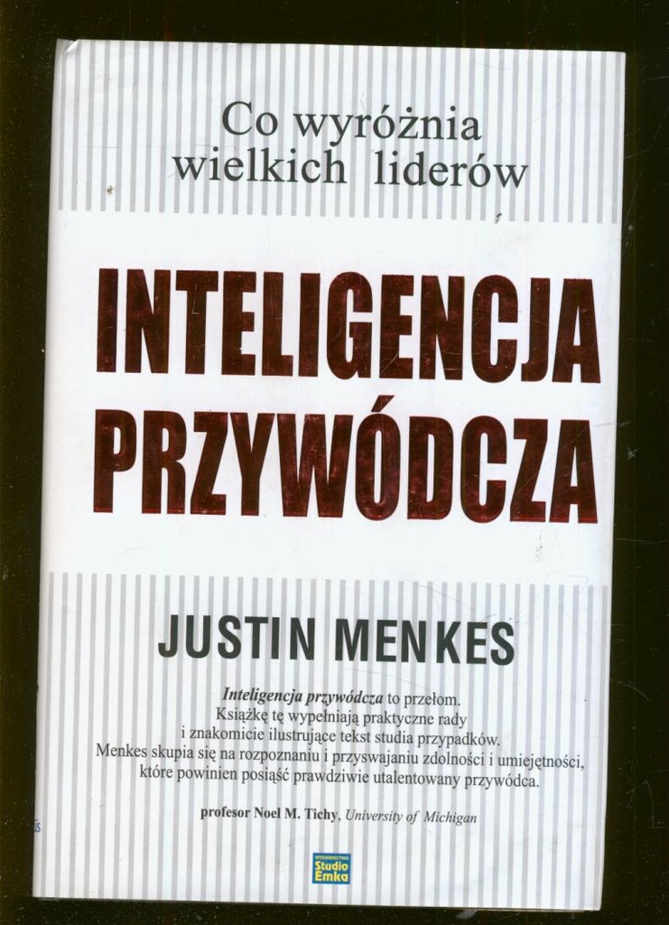 INTELIGENCJA PRZYWÓDCZA; Justin Menkes