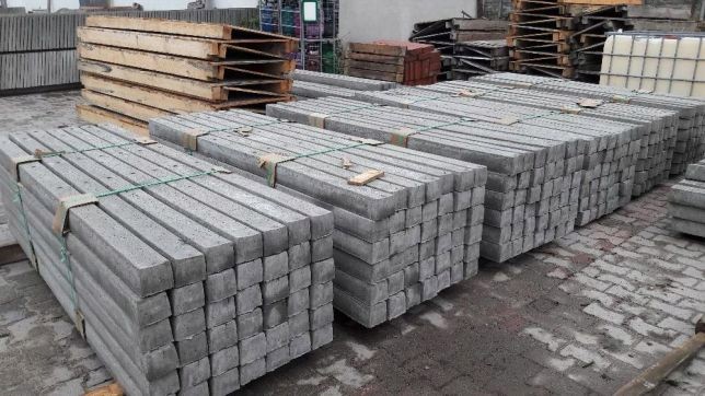 SŁUPKI BETONOWE DO SIATKI LEŚNEJ, SŁUPKI DO SIATKI