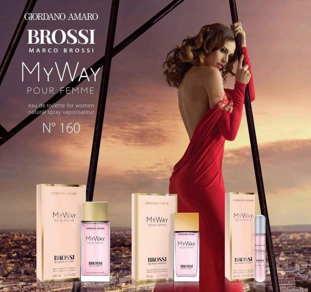 Woda Toaletowa GIORDANO AMARO BROSSI MyWay 100ml 7088488767