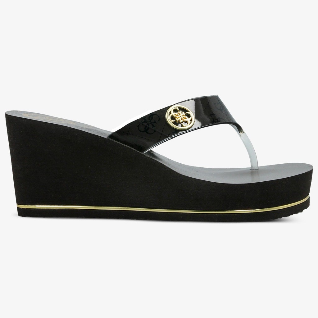 GUESS  KLAPKI  JAPONKI  NA KOTURNIE  LOGO NOWE  40