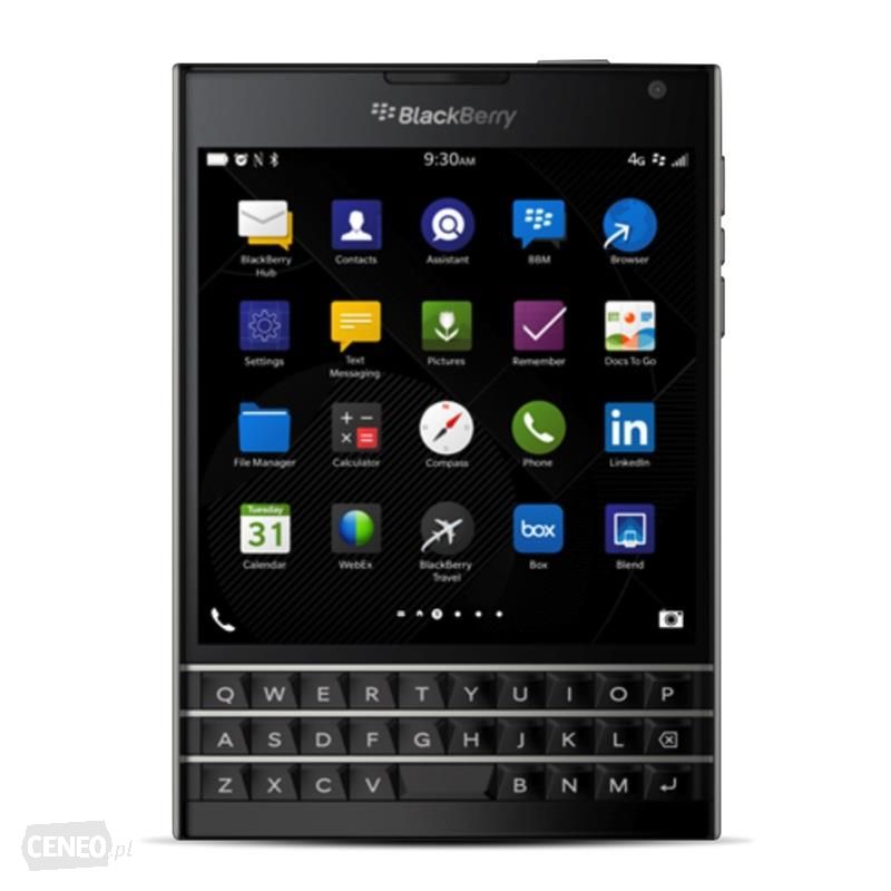 BlackBerry Passport Czarny + gratis etui BB