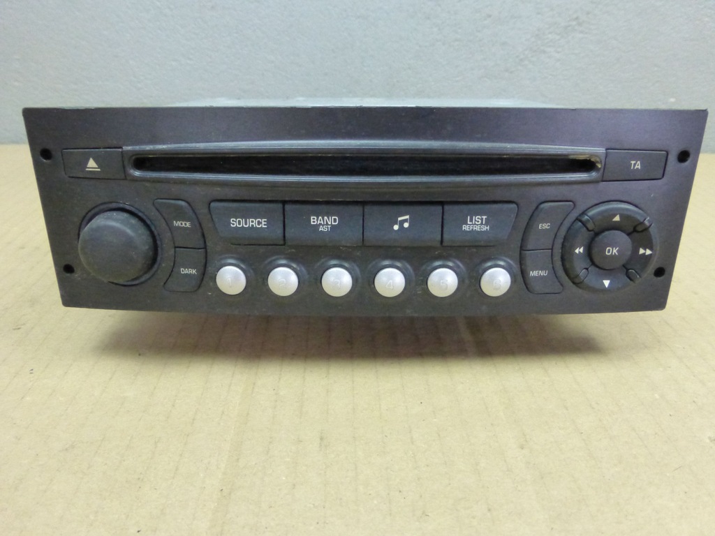 oryginalne radio USB CD CITROEN C3 C8 98016070XT