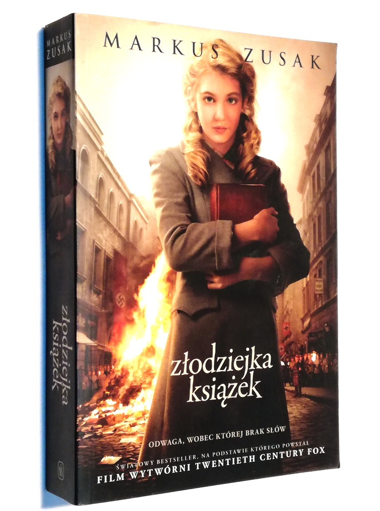 Znalezione obrazy dla zapytania: Złodziejka książek Autor: Markus Zusak"