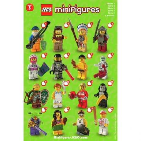 Lego Minifigures Series 3/Lego Minifigurki Seria 3