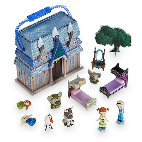DISNEY Figurki Domek KRAINA LODU ELSA ANNA