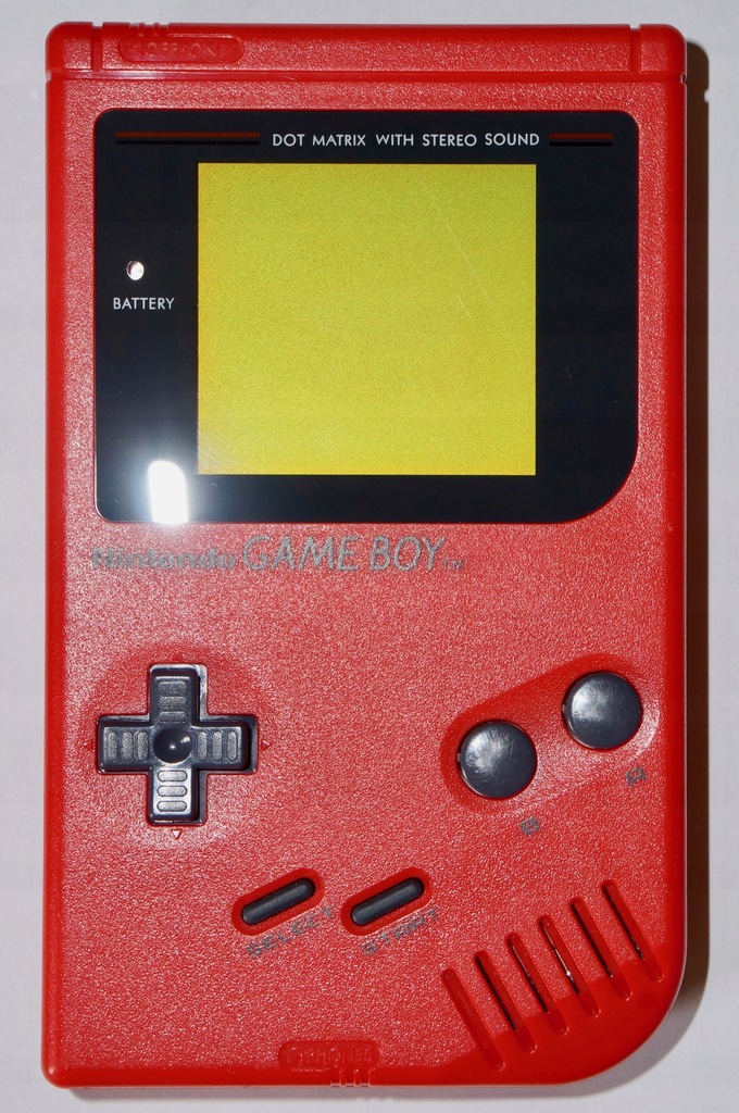 GAME BOY CLASSIC PLAY IT LOUD! RED DMG-01 GAMEBOY