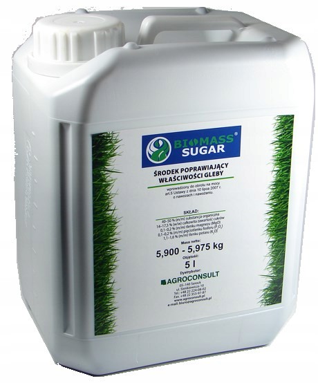 BIOMASS SUGAR 5L na pędraki, nicienie