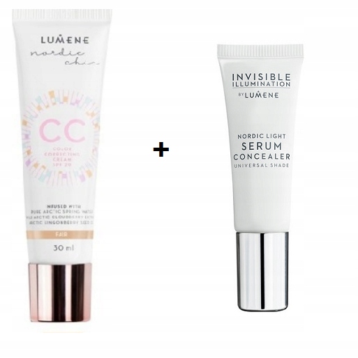 LUMENE PODKŁAD CC 7w1 KOLORY 30ML + SERUM GRATIS