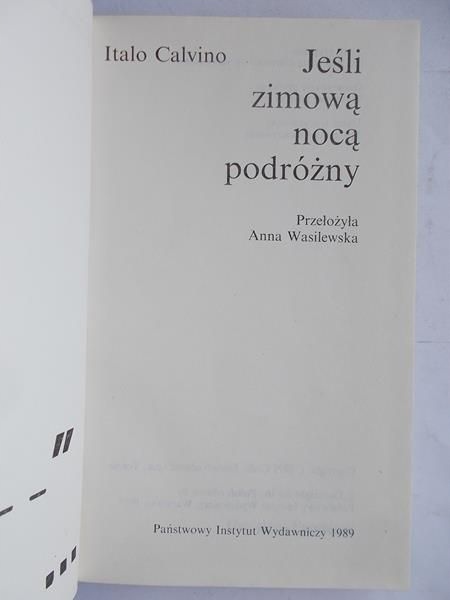 Calvino Italo - Jeśli zimową nocą podróżny
