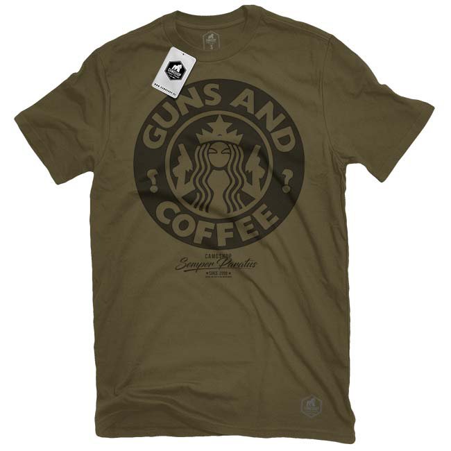 CAMOSHOP koszulki wojskoweGUNS AND COFFEE