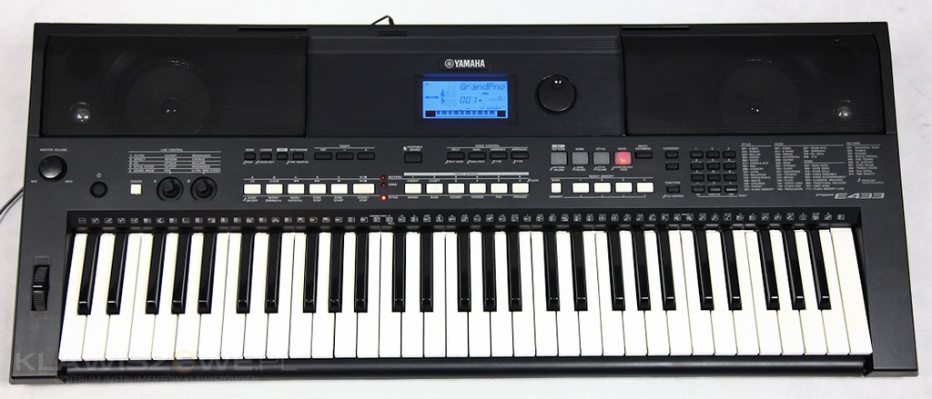 YAMAHA PSR-E433 j.NOWA DYNAMICZNE KLAWISZE do nauk