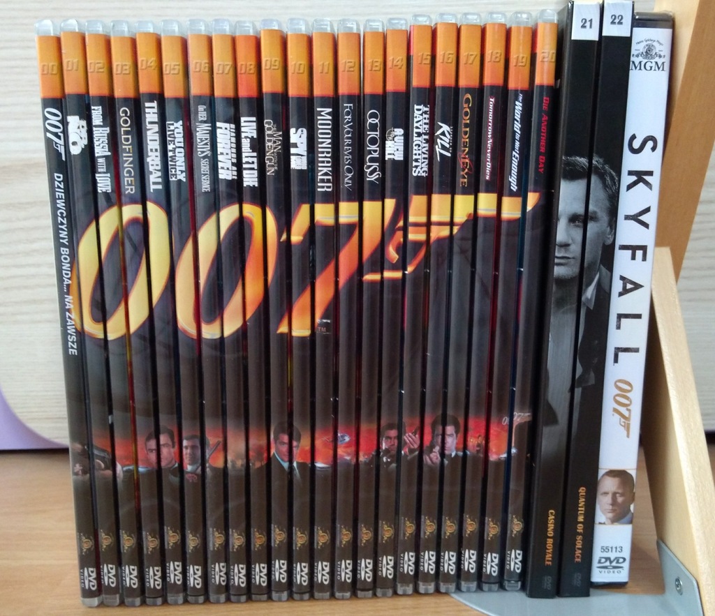 007 James Bond - kolekcja 24 DVD