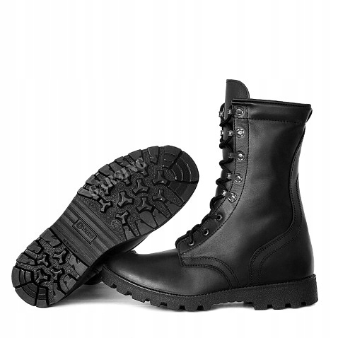 Buty glany czarne skórzane Garsing 05106