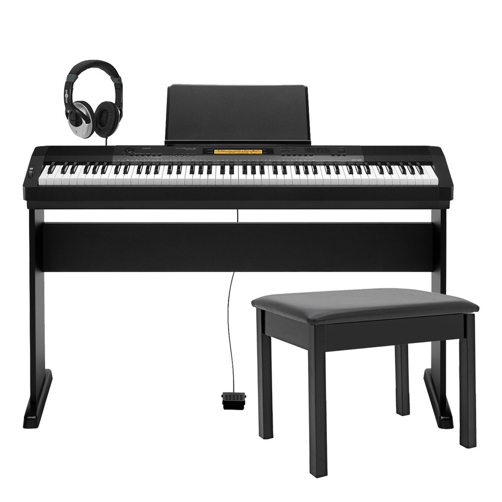 Pianino elektryczne Casio CDP 220R + nogi+ krzesło