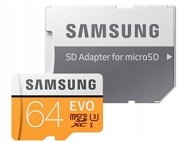Karta pamięci SAMSUNG EVO 64GB micro SD 100MB/s
