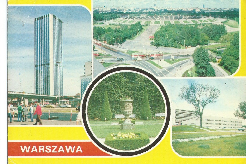 Pocztówka - Warszawa gmach INTRACO II  (497)