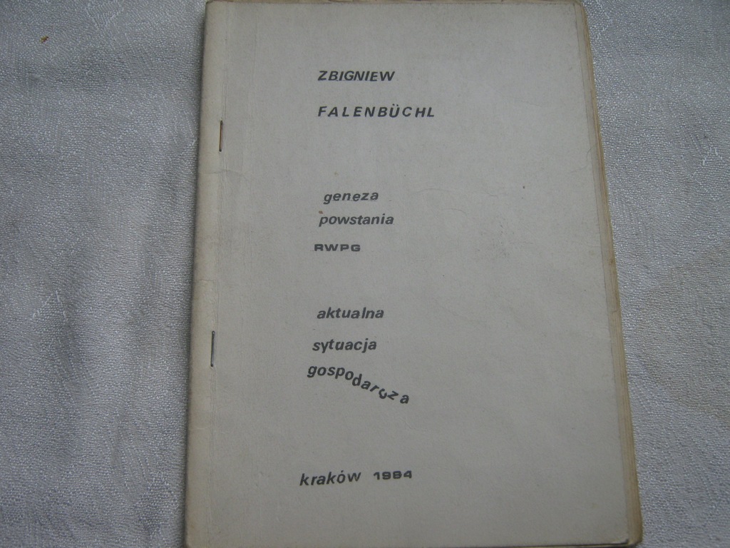Drugi obieg, Kraków 1984 geneza powstania RWPG