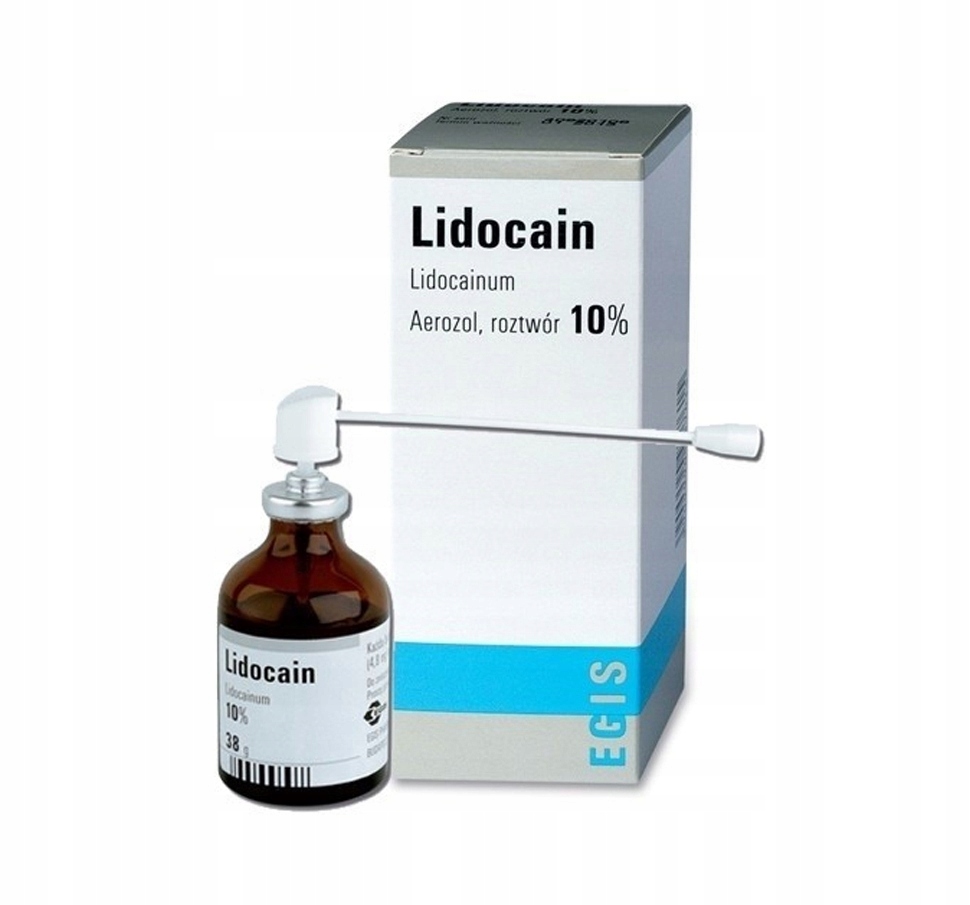 Lidocaine EGIS - Znieczulenie spray działa po 1min