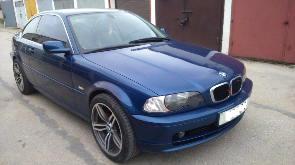 Bmw e46 320 coupe, skóry, Topasblau metallic !!!