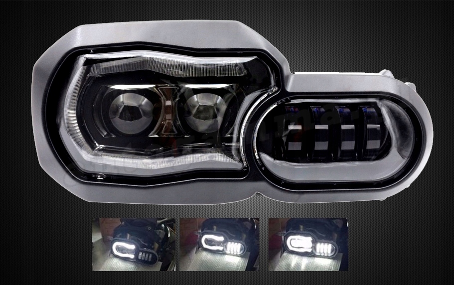 Lampa reflektor BMW F800GS F700 F650 LED homologac