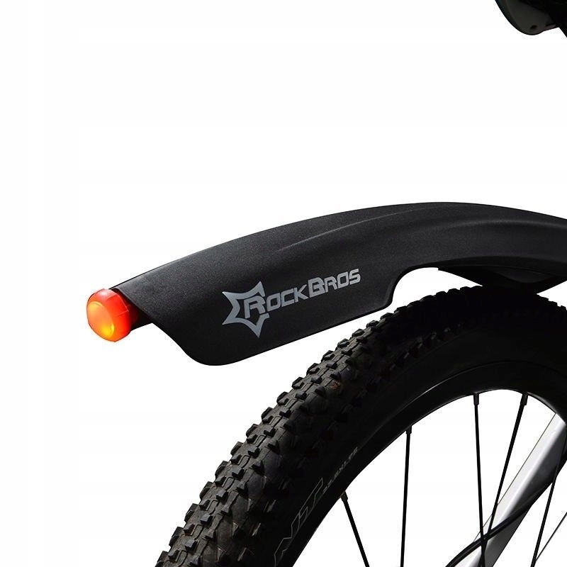 Błotnik rowerowy MTB z oświetleniem LED Rockbros